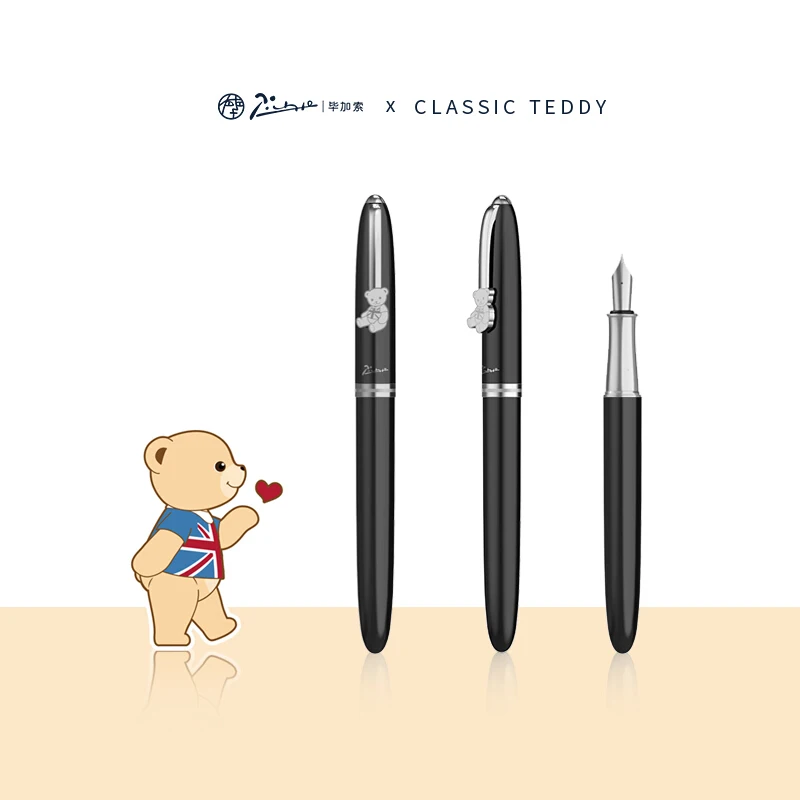 

Перьевая ручка Pimio 922, классические плюшевые ручки 0,5 мм, высокое качество, стандартный тип, чернильная ручка, канцелярские принадлежности для офиса, школы