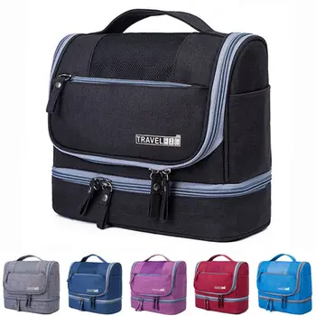 

FAROOT Waterproof Mildew resistant Toiletry Hanging Bag Travel Cosmetic Kit Large Essentials Organizer Storage Bags