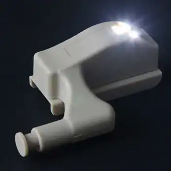

4/10PCS 0.75W Night Light Cabinet Inner Hinge LED Sensor Light For Kitchen Bedroom Living Room Cupboard Closet Wardrobe Light