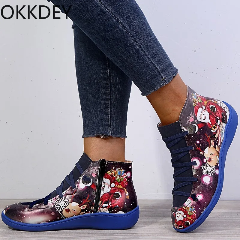 

Plus size women's shoes 2020 autumn and winter new European and American Christmas hot style short boots women shoes