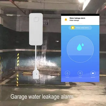 

WIFI Water Leak Sensor Flood Detector Level Alarm Tank Protection Overflow Intelligent Life App House Remote Control