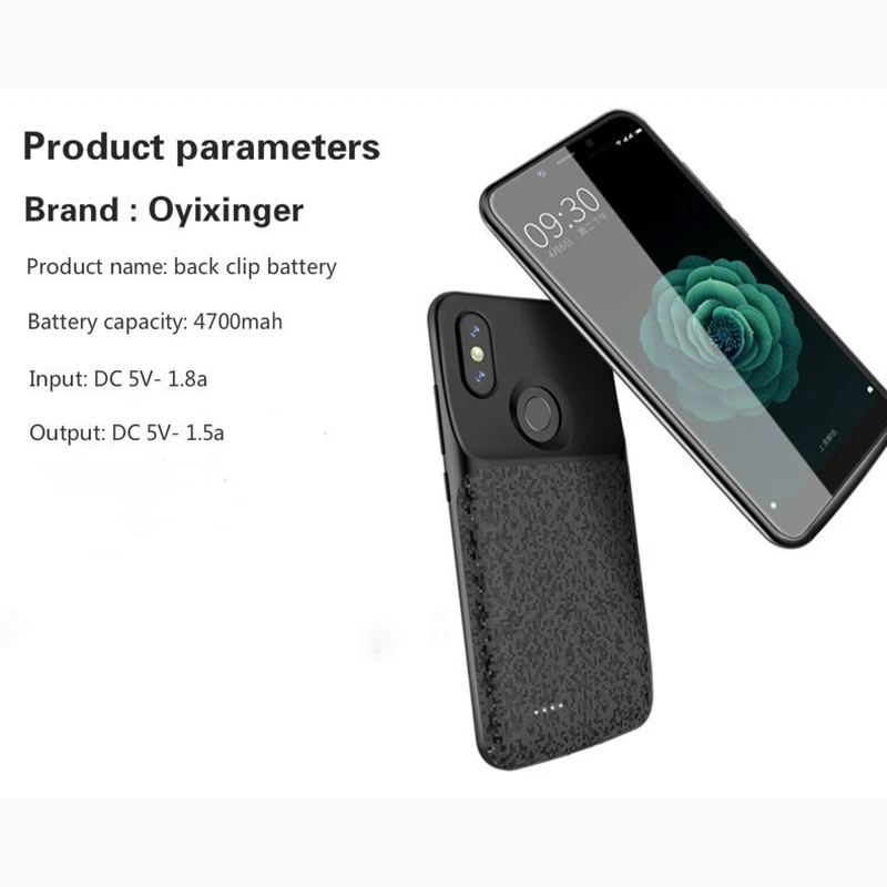 NENG 4700mAh зарядное устройство чехол для xiaomi Mix 2 2s внешнее запасной внешний