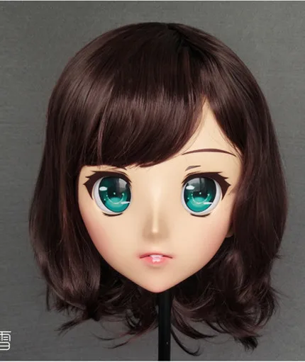 MASK9 NEW-18) реалистичные вечерние куклы для Хэллоуина BJD маска-Аниме Косплей киг аниме силиконовые маски косплей Кигуруми крест комод - Цвет: MASK9