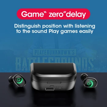 

New TWS wireless Bluetooth headset 5.0 sport Mini pair of real stereo earphone boom headset with microphone for iPhone11