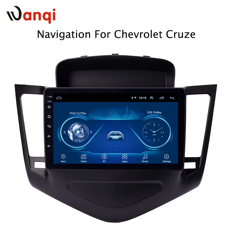 Wanqi android автомобильный Аудио мультимедийный плеер для Chevrolet Cruze 2008 2015