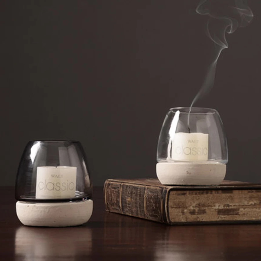 

Votive Tealight Candle Holders Glass Christmas Nordic Vintage Photophore Verre Candlestick Crystal Candle Holder Stand CBY002
