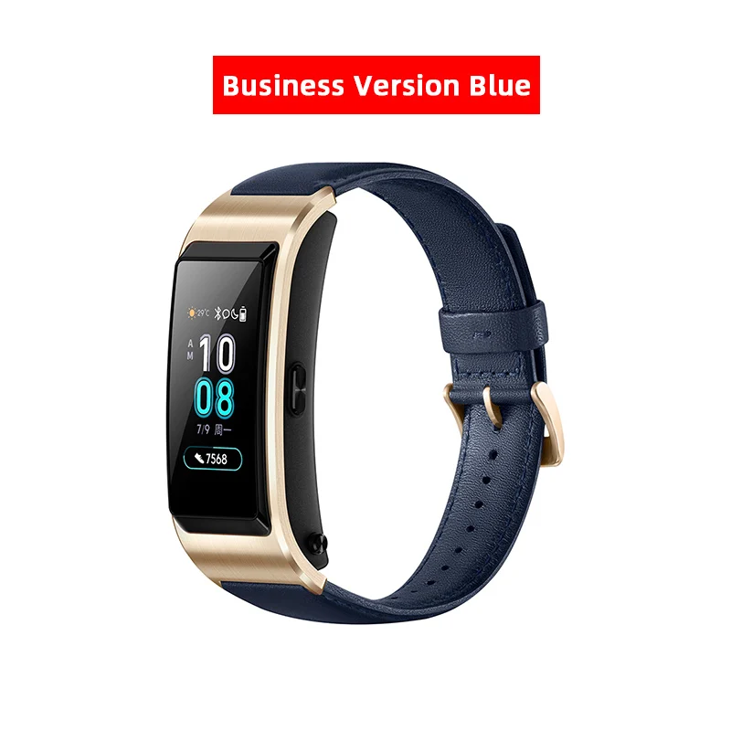 huawei TalkBand B5 Talk Band B5 Bluetooth Смарт-браслет спортивные браслеты сенсорный AMOLED экран вызов наушники - Цвет: Business Mocha Brown