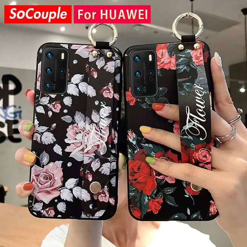 SoCouple Stylish Wrist Strap Phone Holder Case