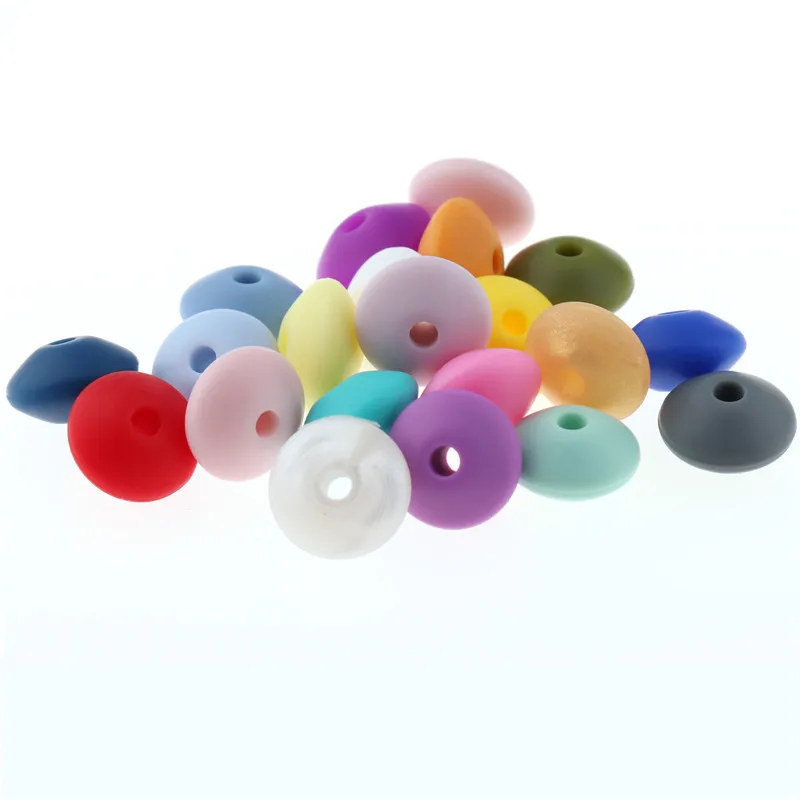 1000PCS 실리콘 렌즈 콩 beads12 * 7MM