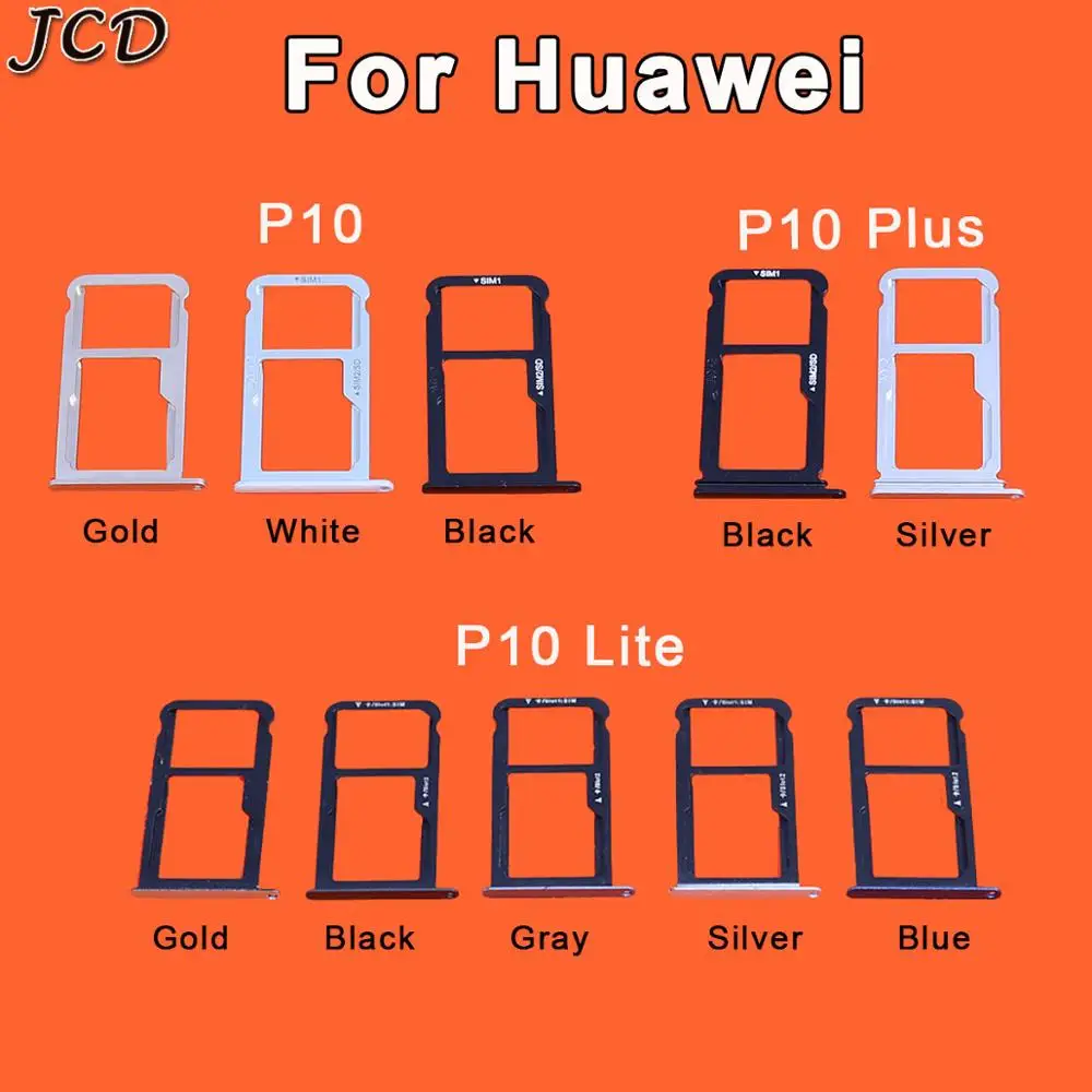 Держатель JCD для SIM-карты Huawei P10/P10 Plus/P10 Lite лоток карт Micro SD запасная часть |
