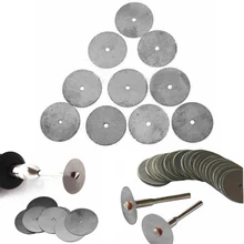 10 pçs mini lâmina de serra circular elétrica moagem disco de corte ferramenta rotativa para cortador de metal ferramenta de corte de madeira discos