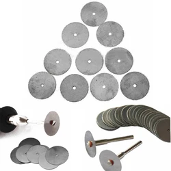 10pcs Mini Circular Saw Blade Electric Grinding Cutting Disc Rotary Tool for  Metal Cutter Power Tool Wood Cutting Discs