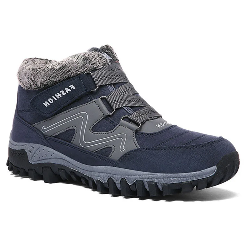 9905 blue Женские ботинки; зимняя обувь; коллекция года; Модные женские ботильоны; уличные Теплые Зимние ботиночки для женщин; женские короткие плюшевые походные ботинки - Цвет: 9905 blue