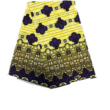 

Ankara African prints Real 100% Cotton Wax for Dress Sewing Tissu African Material for Wedding NN0809-11