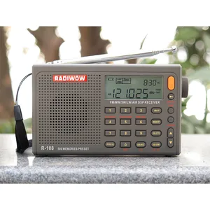Image 4 - Radiwow sihuadon R 108 digital portátil rádio estéreo fm lw sw mw ar dsp com função de alarme de som lcd para exterior interno