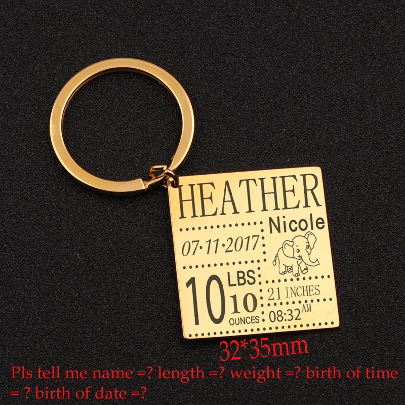 Персонализированные детские эксклюзивные данные ювелирные изделия