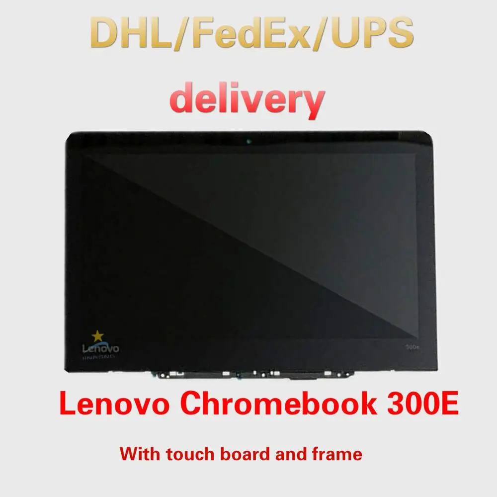 

5D10Q93993 Original New Full LEN Chromebook 300E (81H00000US) 11.6‘’ HD LCD LED Touch Screen Digitizer Assembly Bezel