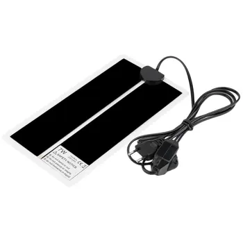 

5*28CM Adjustable Temperature Reptile Heating Heater Mat Portable Size Super Thin Pet Heating Pad For Dog Cat EU plug