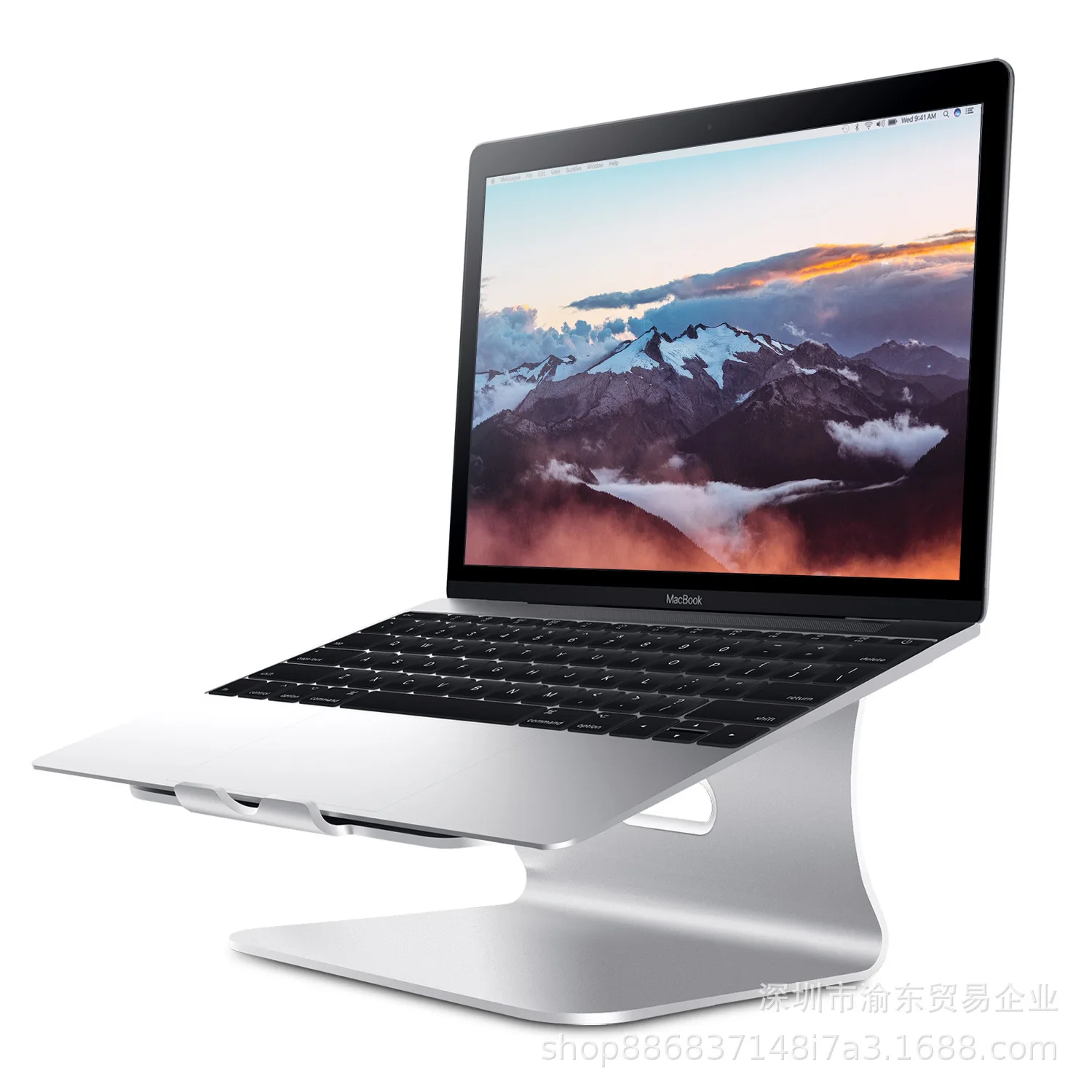 

New Style Laptop Heat Dissipation Desktop Aluminum Alloy Bracket Suitable for Apple MacBook Simplicity Ergonomics