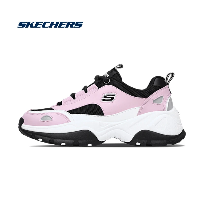 Skechers 靴女性 D Lites カジュアルシューズ分厚いスニーカープラットフォームウェッジシューズ女性オリジナル Zapatos デ Mujer 87 Pkbk Women S Flats Aliexpress