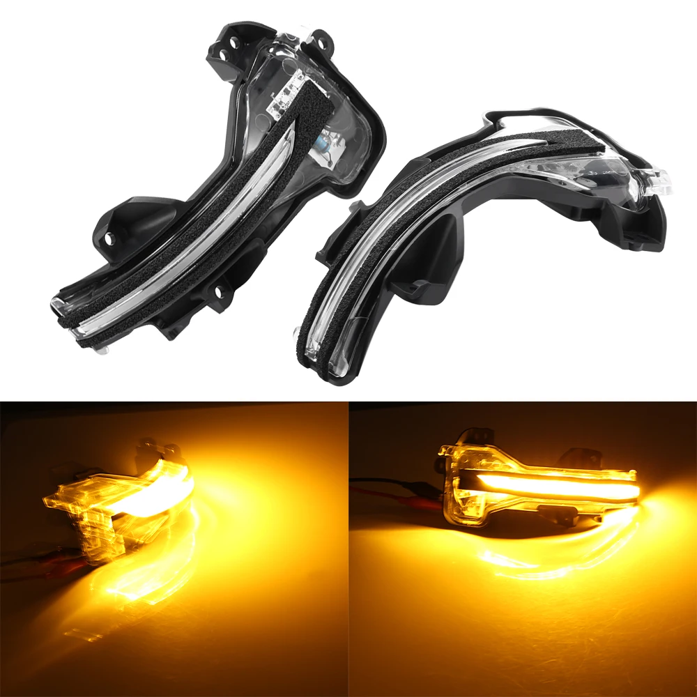 

2pcs Car Rear View Side Mirror Dynamic LED Turn Signal Light For Honda CRV URV City GREIZ JADE VEZEL ODYSSEY AVANCIER
