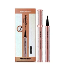 Водостойкая стойкая к поту, не окрашивающая, не обесцвечивающая, стойкая Женская Черная Подводка для глаз, стойкая к пятнам жидкая Косметика для макияжа