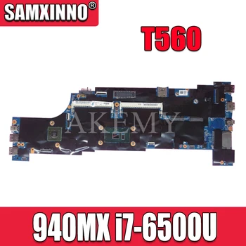

Akemy 01AY341 01AY460 Motherboard For Lenovo ThinkPad T560 W560S P50S Laotop Mainboard with 940MX i7-6500U