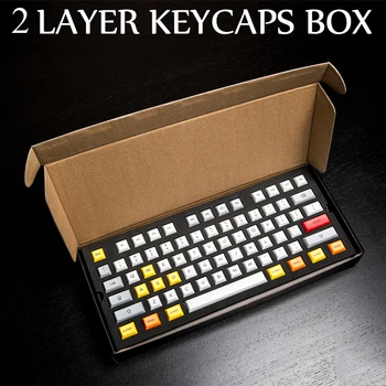 

[HFSECURITY] 2 Layers Keycap Box for Mechnical Keyboard Keycap 108 Keys Box for Keycap Set