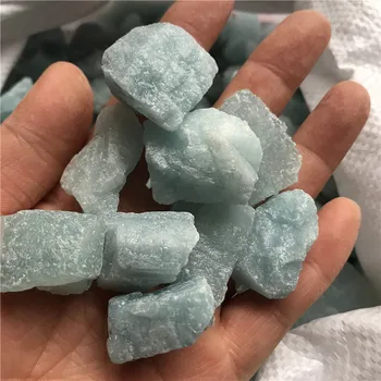 

Natural sea blue treasure Blue Crystal original stone specimen teaching spiritual healing stone playing decoration DIY
