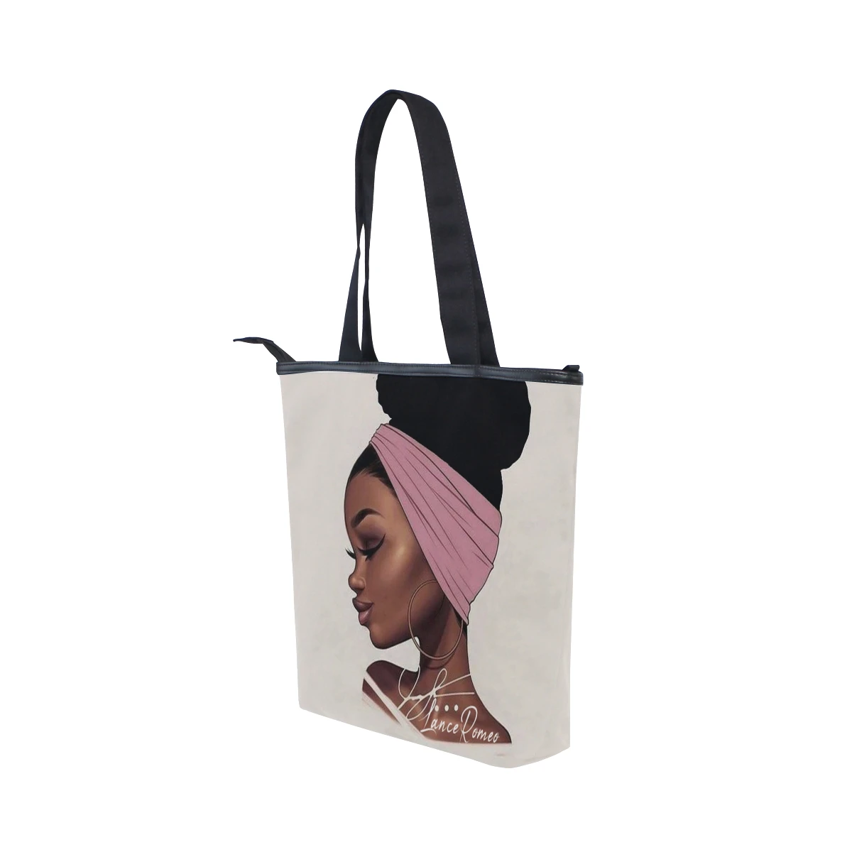 ALAZA Handbag lady Canva Shoulder Bags Afro Girls Black Women female Tote cloth Casual Customizable Drop Shipping Crossbody bag