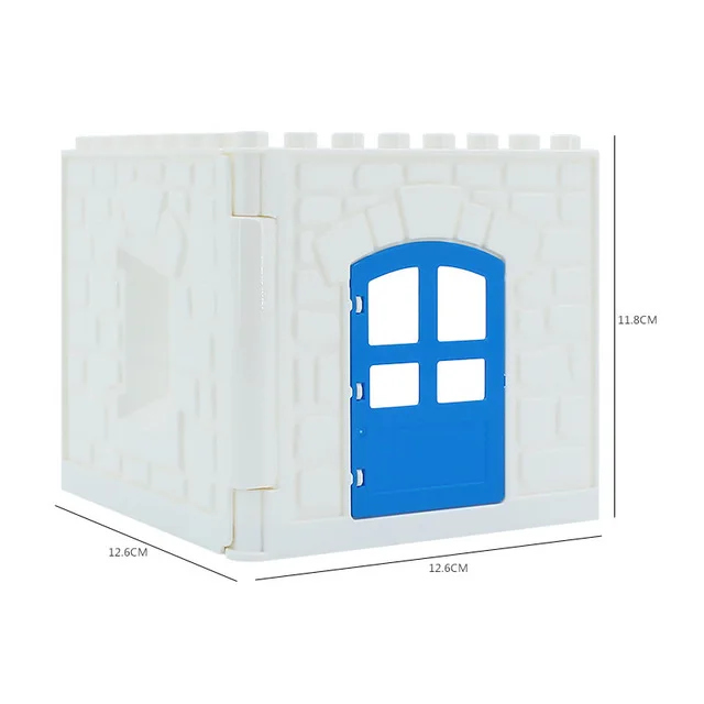 DIY Accessories Bricks Treehouse Base Plate Window House Sofa Furniture Large Particle Big Size Building Blocks Birthday Kid Toy LXF-House-18