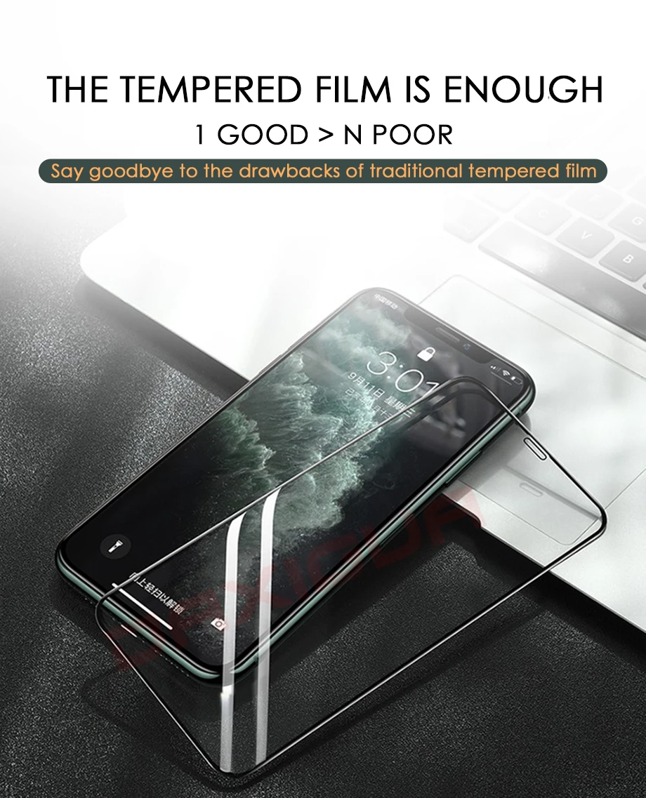 200D полное покрытие из закаленного стекла для iphone 11 Pro X XR XS MAX glass iphone 11 Pro защита экрана защитное стекло на iphone 11