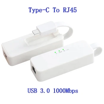 

Type-c to Gigabit network card USB 3.0 wired 10/100 / 1000Mbps network card for MacBook Windows Windows 7/8/10 laptop