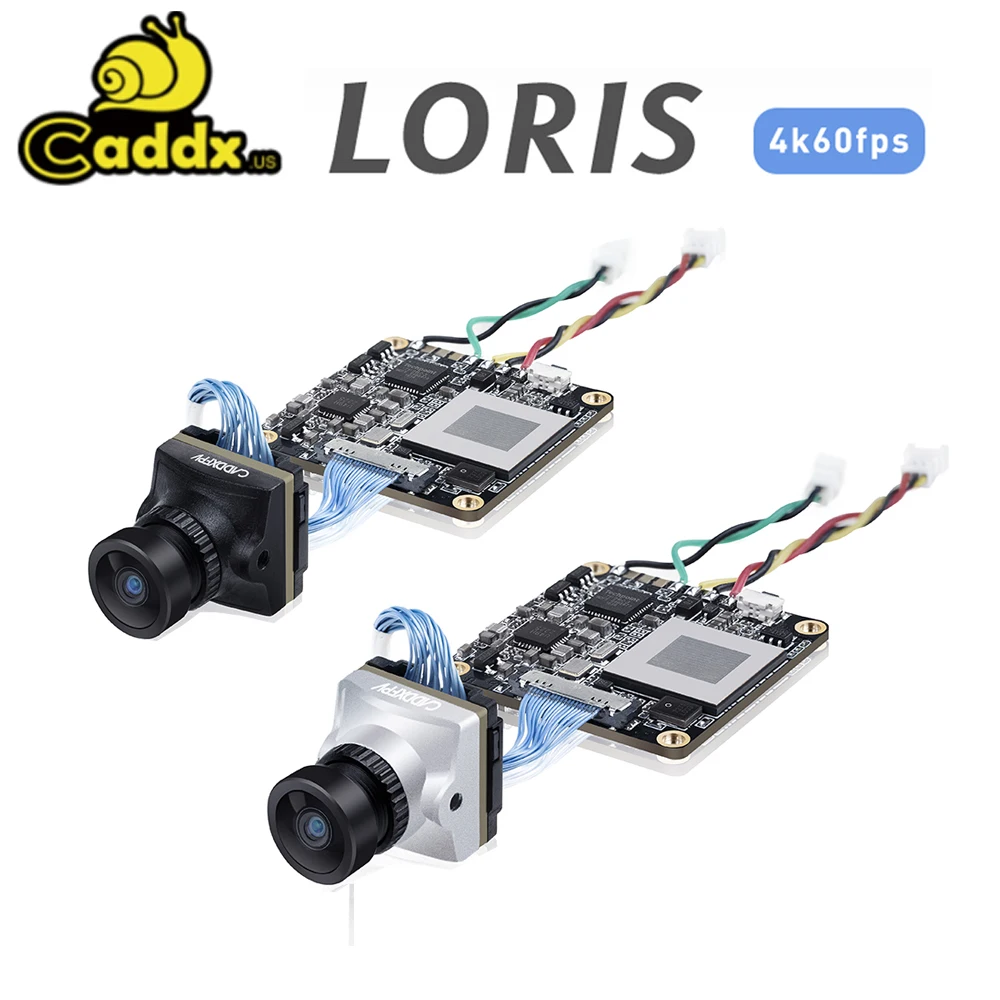 Caddx Loris 4K FPV DVR Camera NTSC/PAL Adjustable with OSD for FPV Racing Quadcopter Aircraft Fixed Wing Aerial Photography