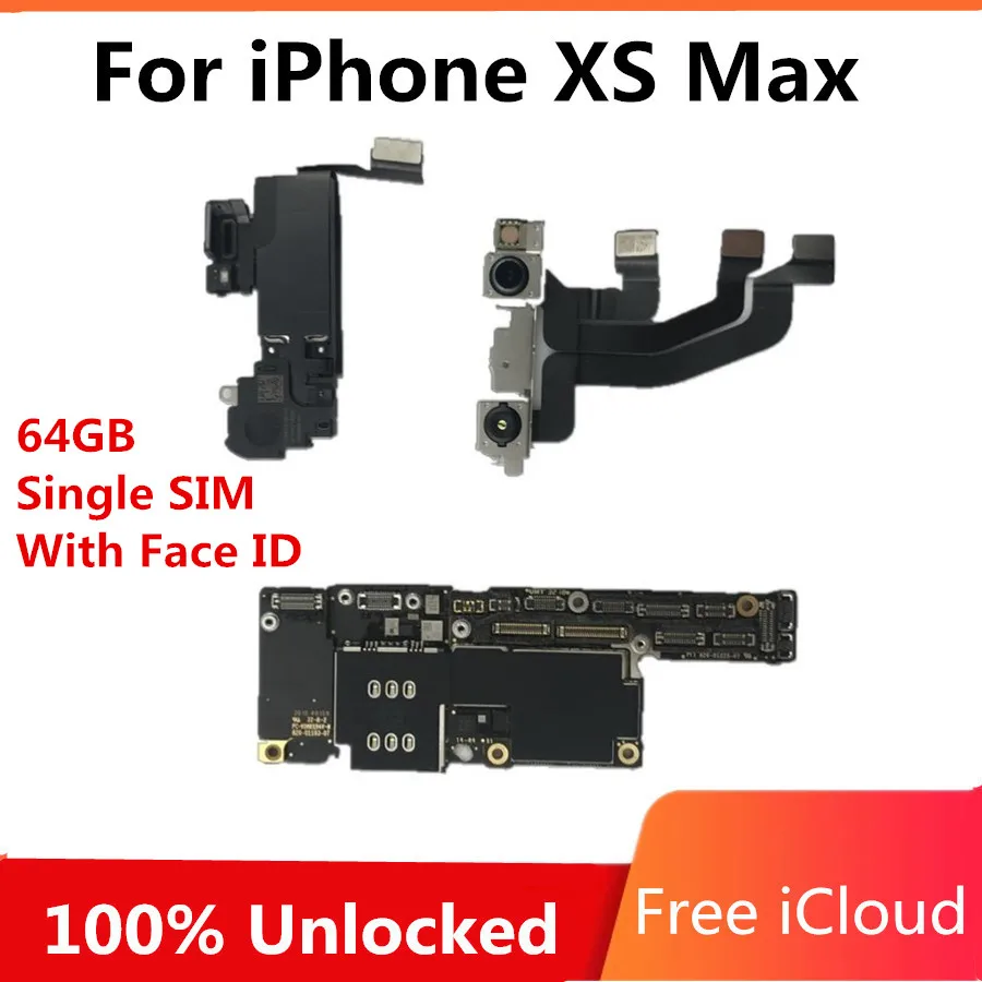 Бесплатная доставка Материнская плата для iPhone XS MAX с/без лица ID Полная работа