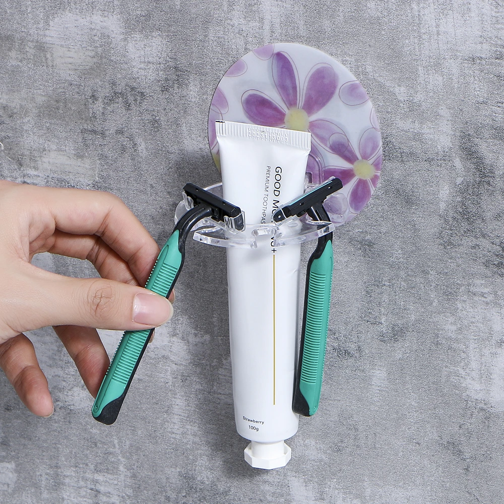 1PC Plastic Toothbrush Holder Toothpaste Stand Wall Razor Hanger Tooth Brush Dispenser Bathroom Accessories Organizer Tools Sets | Дом и сад