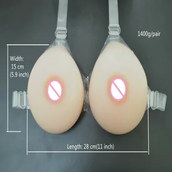 

Silicone Breast Form E Cup Top Quality Realistic Soft Boobs Bionic Skin Crossdresser Transgender Queen Transvestite Mastectomy