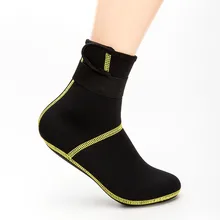 3 мм неопрена подводное плавание обувь дайвинг носки пляжные ботинки гидрокостюм с защитой от царапин на нескользящей подошве теплые плавательный Seaside-7