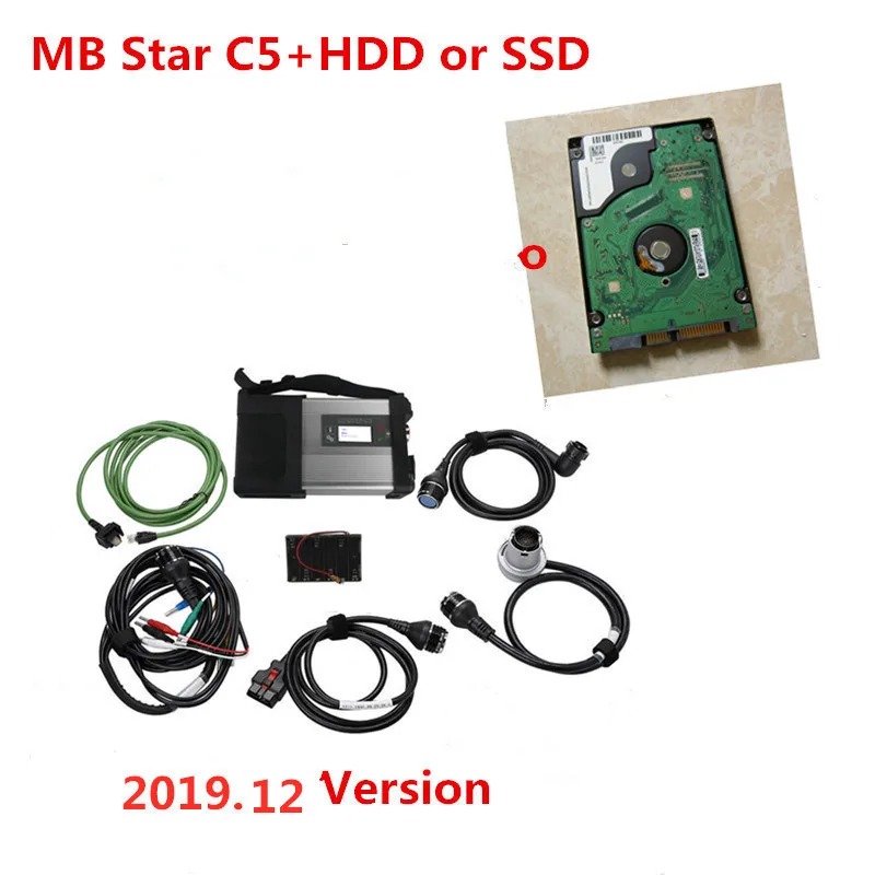 12 MB STAR C5 с полным программным обеспечением HDD или SSD SD Подключение компактный C5 супер звезда Диагностика C5 авто диагностический инструмент