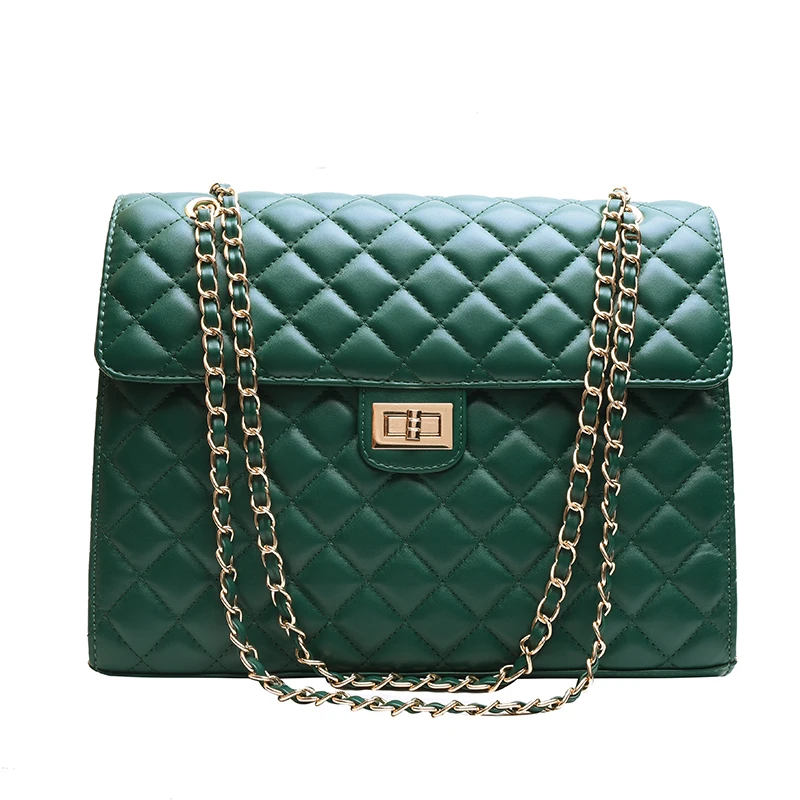 Роскошные женские сумки, дизайнерские сумки для женщин, женские сумки, сумки через плечо - Цвет: Зеленый