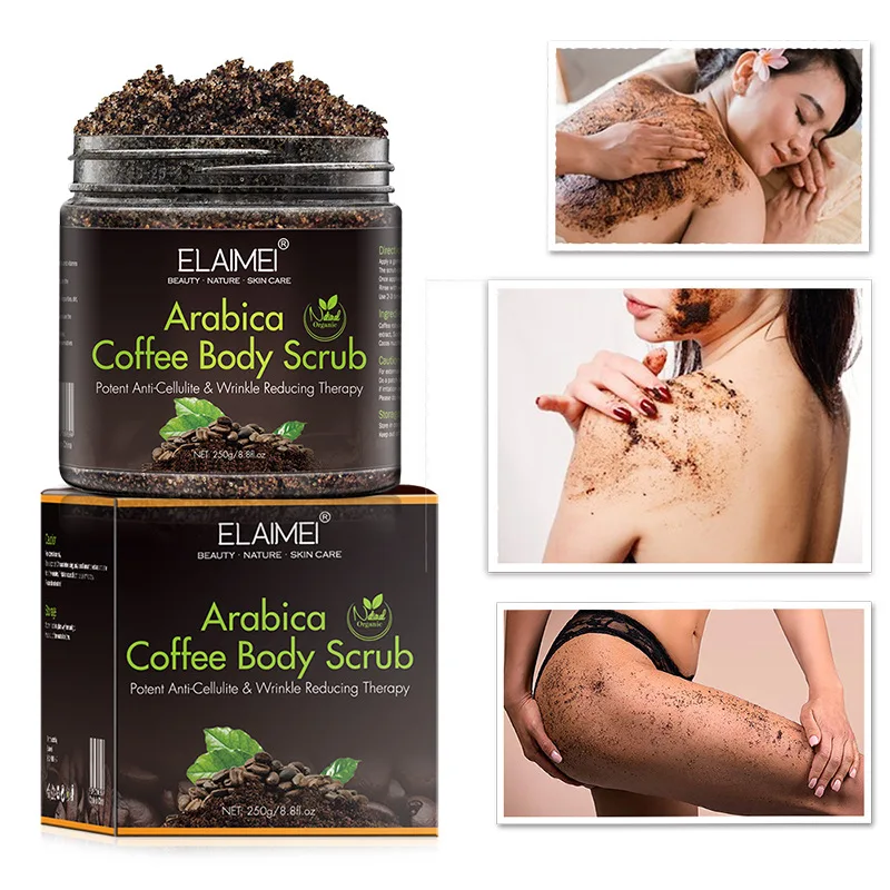 

Coffee Scrub Cream Exfoliators Exfoliating Deep Cleansing Whitening Nourishing Cellulite Stretch Marks Scrub Cream For Body Face