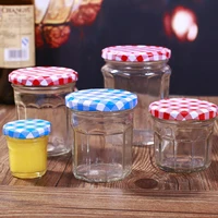 Glass Jars Canning Jars With Red Lids for Jam, Honey, Wedding Favors, Shower Favors, Baby Foods, DIY Magnetic Spice Jars 2