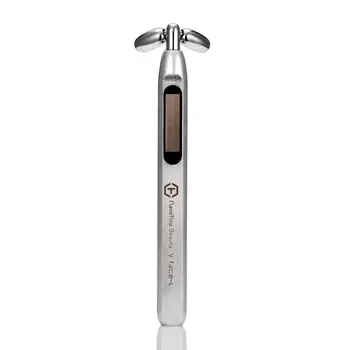 

F83-L V Face Massager Roller Face Tighten Skin Wrinkle Remover Chin Slimming Solar Energy Microcurrent Massage Beauty Device