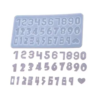 

0-9 Number Shaped Moulds Heat-resistant Cake Decorating Molds Tools Baking Tool