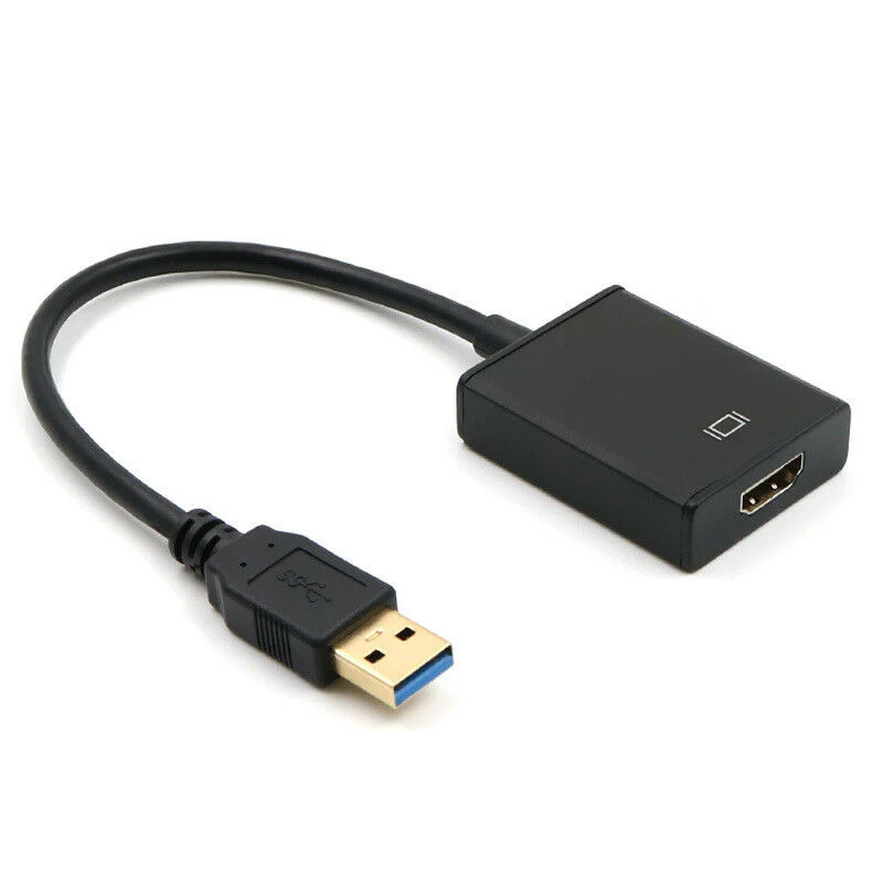 USB 3,0 к HDMI HD 1080P видеокабель, адаптер конвертер для ПК ноутбука 5,0 Гбит/с Высокоскоростная передача с CD