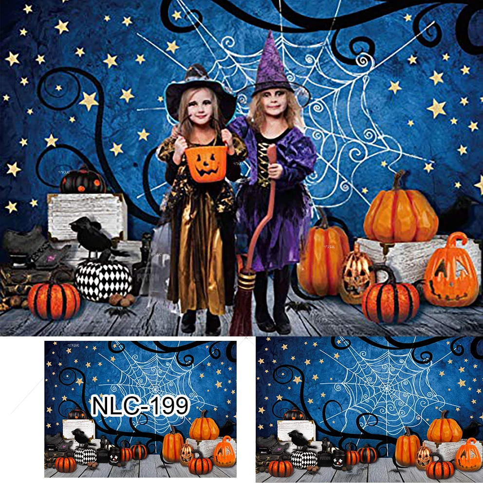 オンライン銀座 誕生日スパイダーウェブカボチャヴァンパイア女の子ハロウィーンパーティーカスタムフォトスタジオベビー子供誕生日パーティーの背景背景 Background ネット買蔵 Proport Kyoto Com