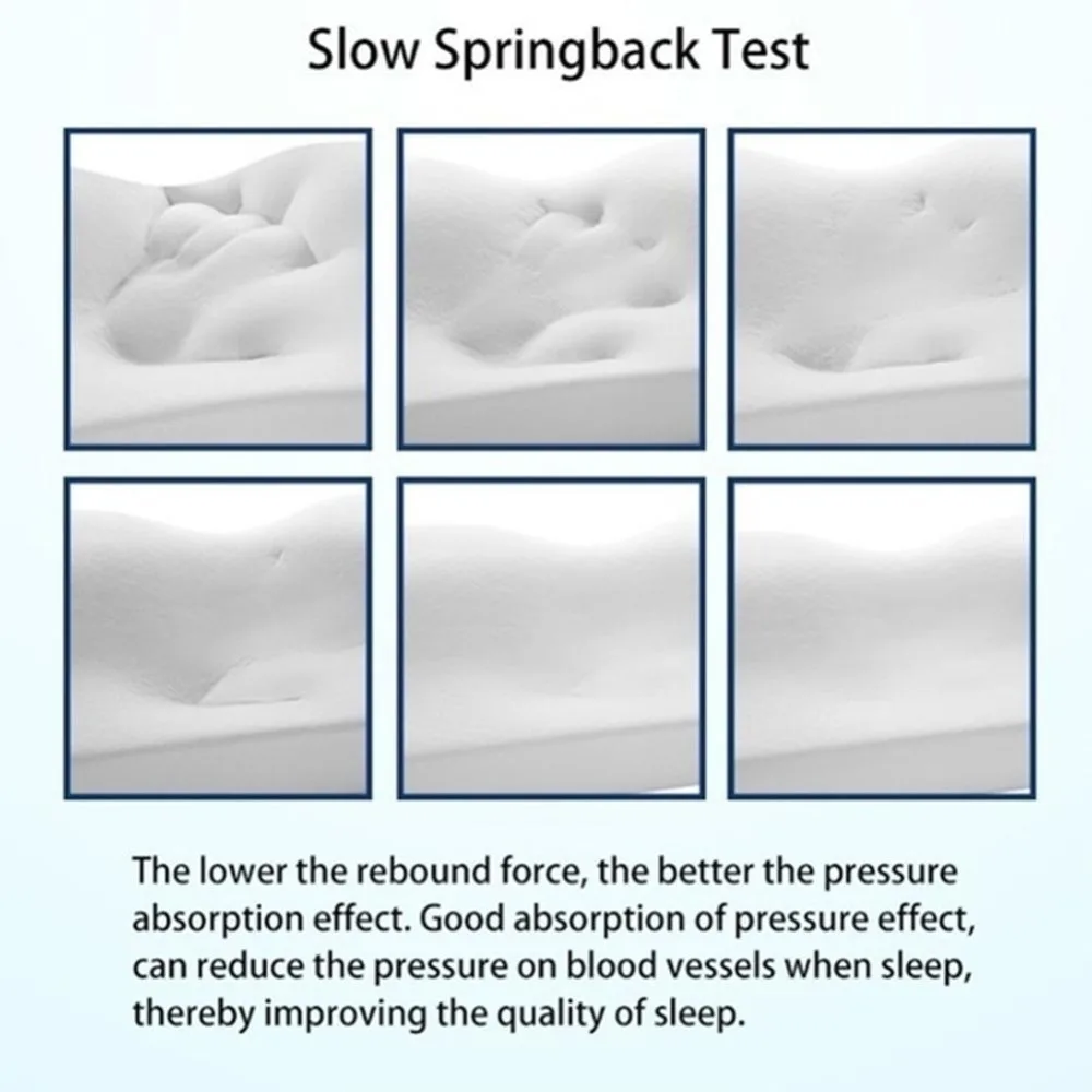Постельные принадлежности из пены с эффектом памяти подушка для защиты шеи медленный отскок пены памяти подушка в форме бабочки здоровье шейки шеи размер в 50*30 см