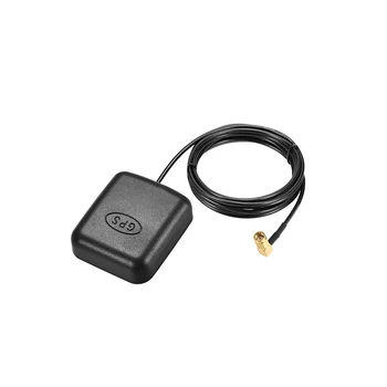 

uxcell 1 Pcs GPS Active Antenna SMA Male Plug 90-Degree 34dB Aerial Connector Cable with Magnetic Mount 2 Meters Wire M