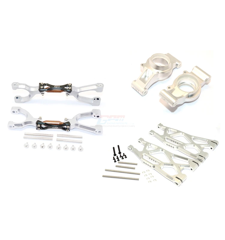 White GPM TRAXXAS X-MAXX 6S и 8S Универсальный задний верхний и нижний рычаг+ Задняя чашка набор TXM545522 - Color: White