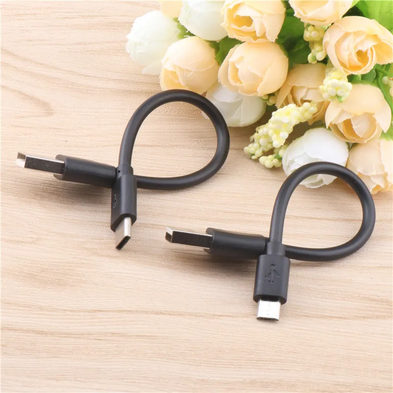 Type C Micro USB кабель 15 см короткая Быстрая зарядка для samsung Xiaomi huawei Android телефон синхронизация данных USB Кабель-адаптер